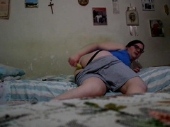 banana in batty man arsehole and blow