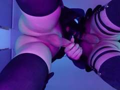 Doggy-style Bum sex Drilling - See my Thick lollipop juggle around (Look from below)