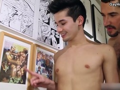 Dean Monroe and Liam Riley in a steamy gay encounter