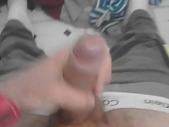 Wanking in my trackies