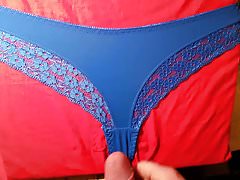 Cum on wifes panties 13