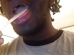 drooling and piss fetish last video?.