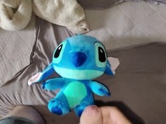 Gay cum, plush, cum
