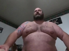 Humungous Father Grizzly Takes it Like a Professional