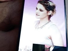 Busting my balls to Kristen Stewart, self busting cuck slave