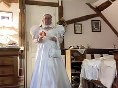 This is my first long wedding dress for a night out