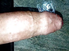 Stroking my cock