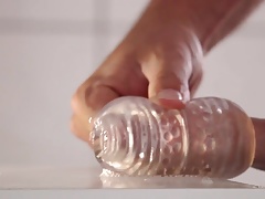 Transparent Fleshlight Cock Milking