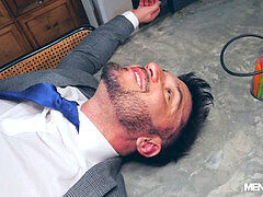 "Photographer Voyeur" - Hot gay European suit sex video by MENatPLAY