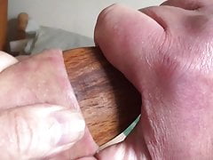 Foreskin with - large wooden spoon, 3 casino chips