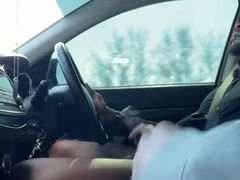 Jocks Do Public Highway Forearm Jobs Till They Splatter Their Fat Fountains