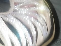 CUNM IN SILVER SANDAL OF RUBY RIVERA