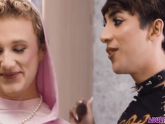 Mateo Tomas And Benny Fox In Two Super Slutty Submissive Femboys And Foxy Alex, Dominated By Alpha Man 6 Min