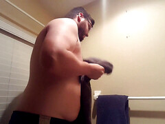 Gay real couple, bubble bath, cubandbear92