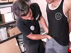 My Asshole's battered By Cop