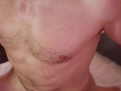 Griffin fucks the cum out of Tayte then cums over his face