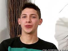 British amateur is happy to cum hard after stroking his dick