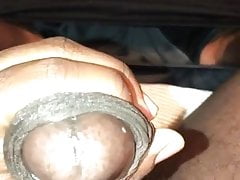 Playing with my dick but I wish somebody was ridding me