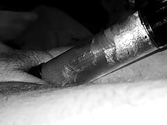 Jerk off with pumped cock and prostate massage until minutes long cumshot orgasm