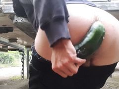Anal fun outside Duderstadt