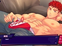 [DEMO] Jock Studio - Derek caresse son corps musclé