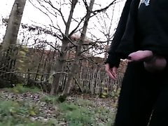 4 girls only: Azginim1's dick taking a forest walk :P