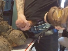 Jerking off on my boots twice