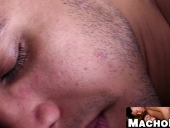 MachoIO.com - Young Latino homosexual enjoys his rock solid cock
