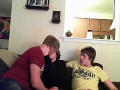 Gay Teen three way lads Perform Over cam