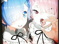 bukkake Rem&Rum(Re:ZERO)