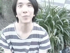 Young Japanese twink Fuji forms sixtynine before anal fuck