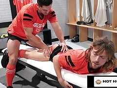 Devin Franco Fucks His Long Haired Jock Strapped Teammate