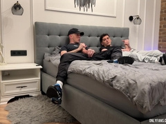 Two Friends Jerk Off Together