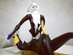 Figure bukkake livewire batgirl threesome