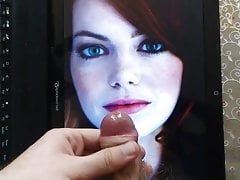 Emma Stone Cum Tribute