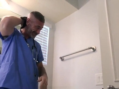 FamilyDick - Sexy daddy barebacks his curious stepson