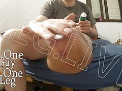 Fisheye Lotion 1leg.live come be my fan LBK Amputee Bear