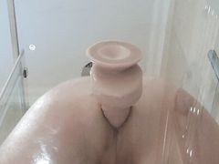 Big surprise in the  shower