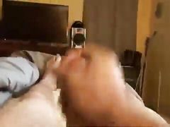 Amateur solo male masturbation
