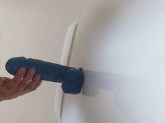 Anal tong dildo holder