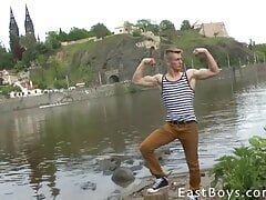 Outdoor Muscle Flexing - Jan Rocek