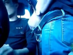Sucking my Big Cock in his Car at the Park