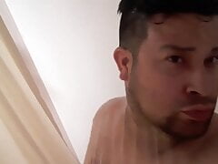 A man of god in the shower