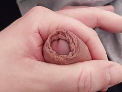german fat man with small uncut penis NO CUM