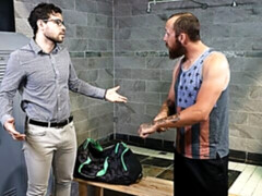 Dustin Steele motivates lazy Angel Ventura with gay sex