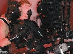 Rubber milking machine, drone, doll latex