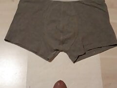 Boy shoots huge cumshot over his Puma underwear