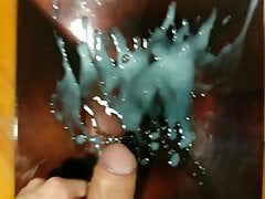 Cumming twice on a plate