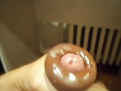 Penetrating my black silicone pussy