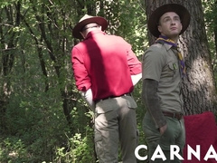 ScoutBoys Kinky Troye Jacobs snoops on scout and scoutmaster tearing up